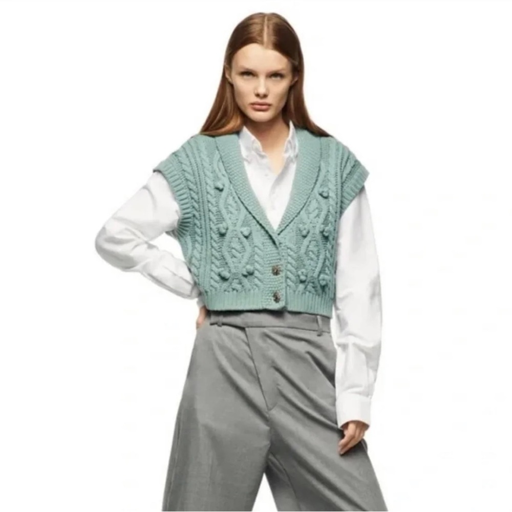 Zara vest cardigan